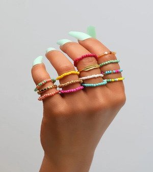 Beaded Rings