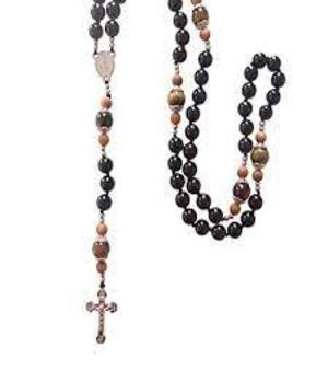 Gemstone Rosary Necklace