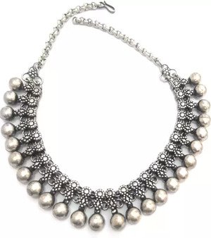 Metal Beaded Necklace