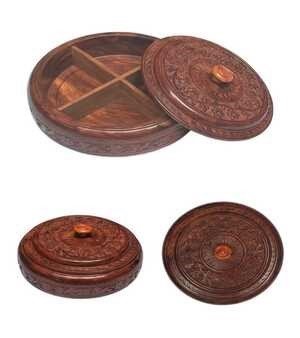 Wooden Spice Box