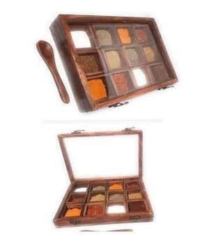 Wooden Spice Boxes