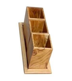 Wooden Pen Holder