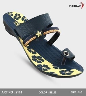 Poddar Ladies Printed Slipper LC-2101