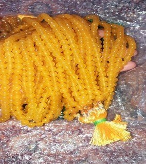 Natural Yellow Hakik Mala