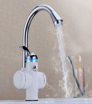 Water Heater Tap, Color White