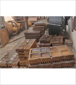 Jaw Crusher Plate, Usage: Industrial, Color: Brown