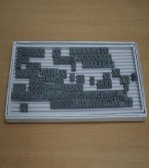 Rubber Stereo Number, Size: 14mm per set, Color: Grey