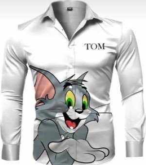 Men Printed Cotton Shirt