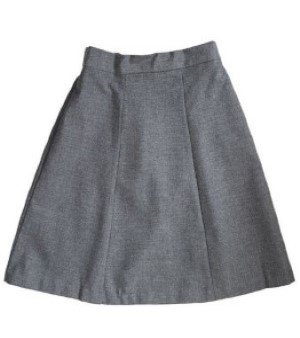Girls Cotton School Skirt