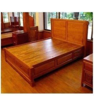 Wooden Double Bed