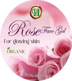 Herbal Natural Rose Face Gel, For Parlour, Packaging Size: 50gm