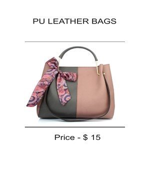 PU Leather Hand Bag Colourful