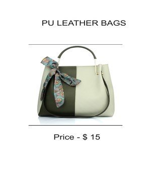 Pu Leather Bags Brown Colour