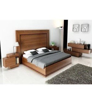 Modern Wooden Double Bed