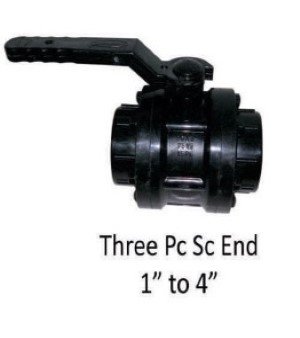 Three Piece Ball Valve