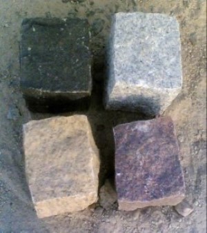 Black Granite Cobblestone