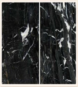 Zebra Black Polished Marble Stone