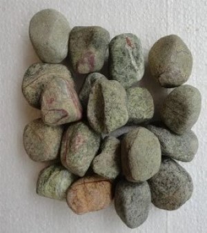 Forest Green Tumbled Stones