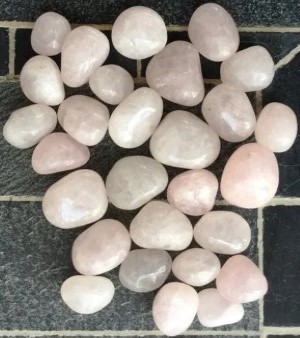 Rose Quartz Semi Precious Pebbles
