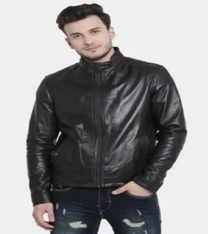 Biker Leather Jacket Genuine Bodaskin Jacket