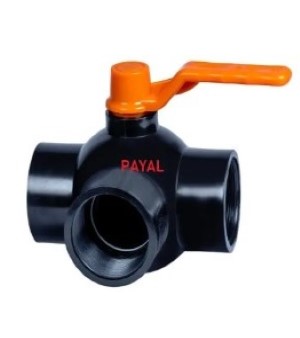 PP Three Way Ball Valve