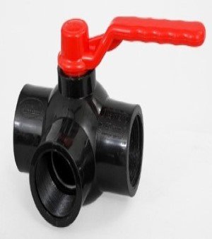 PVC Three Way Ball Valve