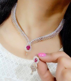 Alloy SilverJewellery Set