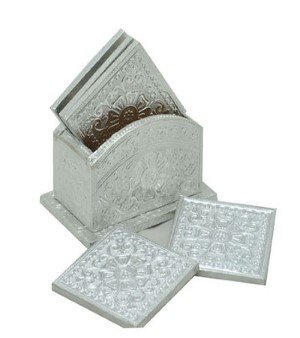 Silver Work Handicraft Tea Coaster