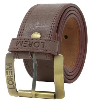 Brown Faux Leather Belt