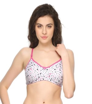 Ladies Printed Cotton Bra