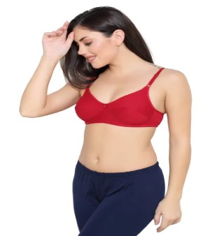 Evolove Womens Non Padded Cotton Bra