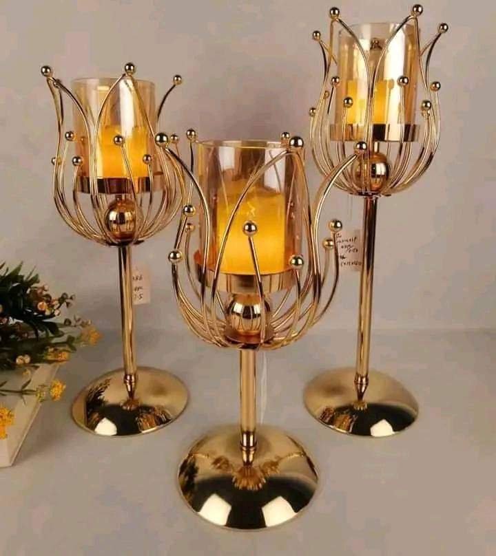 Glass Goblet T Light