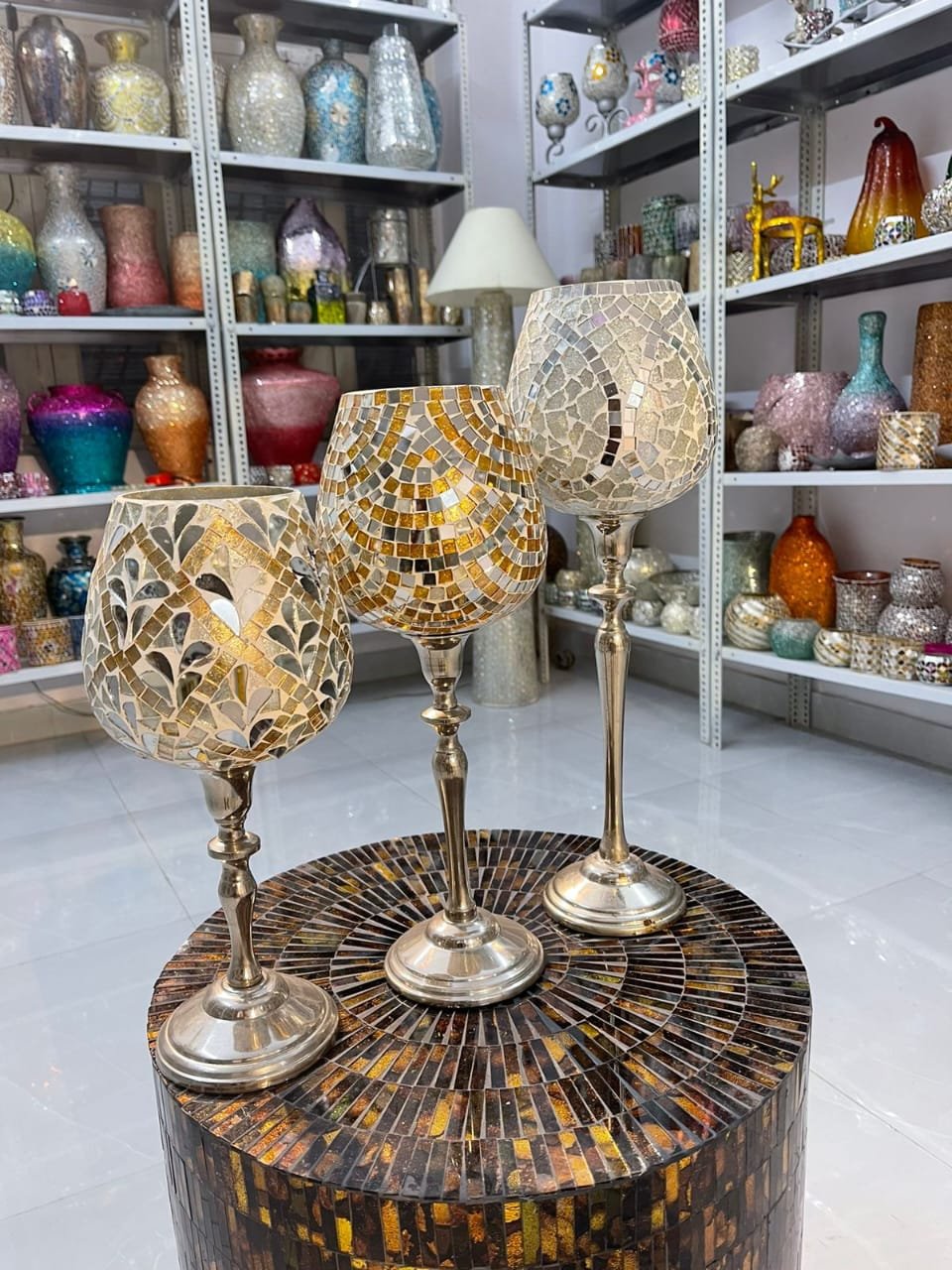 Candle Holder set T light per set