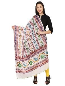 Ladies Embroidered Line Pattern Dupatta