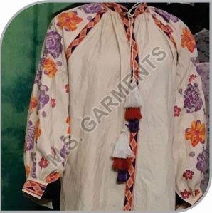 Ladies Kashmiri Embroidery Aari Work Kurti