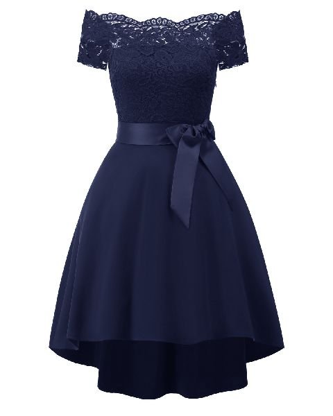 Ladies Half Shoulder Dress