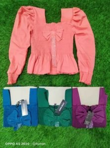 Ladies Bow Tie Top