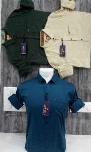 Mens Cotton Lycra Shirts
