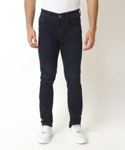 Mens Rinse Blue Denim Jeans