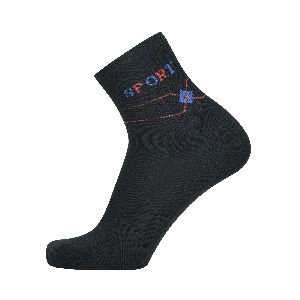 Mens Black Sports Socks
