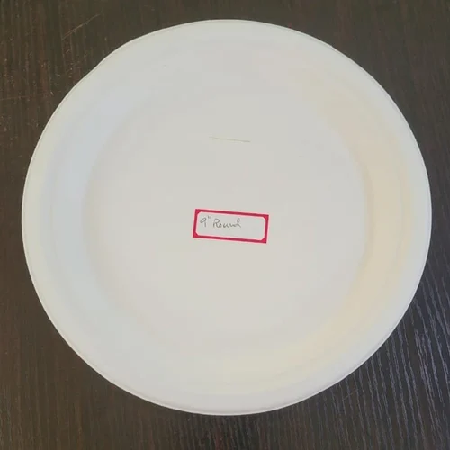 Round Bagasse Disposable Plate