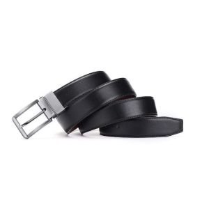 Mens Black Leather Belt