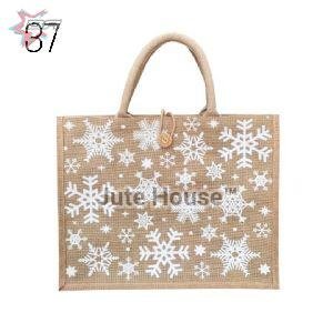 Brown Jute Shopping Bag
