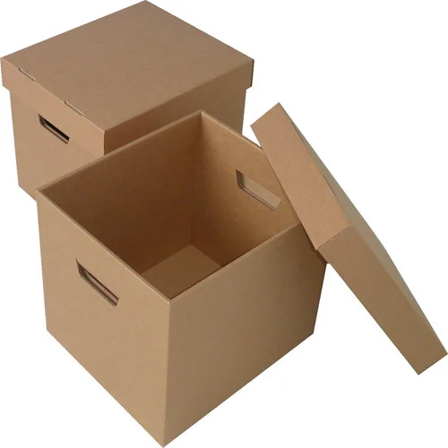 Brown Corrugated Paper Packaging Box