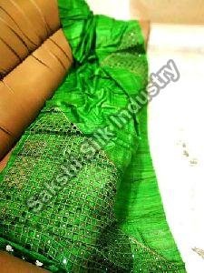 Cut Work Silk Saree