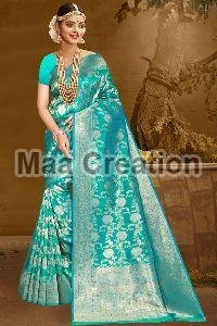 Banarasi Silk Silk Weaving Zari Work Saree