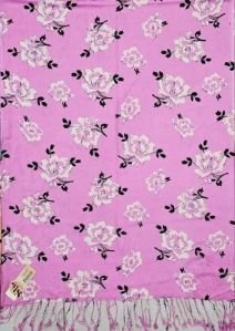 Floral Printed Rayon Stole