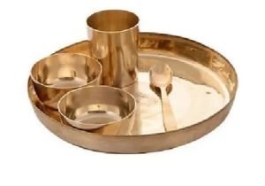 5 Pcs Bronze Dinner Set