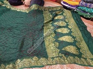Ladies Bandhani Silk Saree