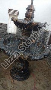 Black Marble Fountain